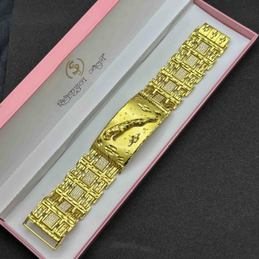 Jaguar Face Broad Diamond Dom Bracelet For Men SJBRCG102