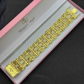 SJBRCG104 Broad Diamond Dom Bracelet