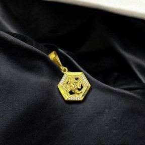 SJPNDG127 Ganesha Diamond Pendant