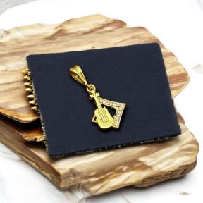 SJPNDG130 Guitar Diamond Pendant